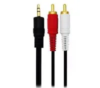 کابل تبدیل جک 3.5 میلی متری به RCA طول 1.5 متر