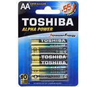 باتری قلمی آلکالاین توشیبا مدل Alpha Power بسته 4 عددی باتری قلمی آلکالاین توشیبا مدل Alpha Power بسته 4 عددی