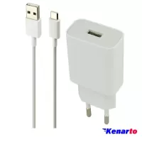 شارژر دیواری 10W USB شیائومی اورجینال به همراه کابل تبدیل Type-C