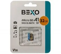 کارت حافظه MicroSDHC بکسو UHS-I U3 A1 سرعت 100MBps ظرفیت 32 گیگابایت