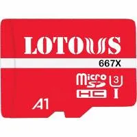کارت حافظه microSDXC لوتوس مدل 667X A1 کلاس 10 استاندارد UHS-I U3 ظرفیت 64 گیگابایت