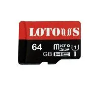 کارت حافظه microSDHC لوتوس استاندارد UHS-I U1 533X سرعت 80MBps ظرفیت 64 گیگابایت