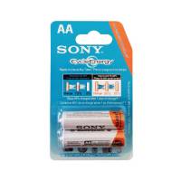 باتری قلمی قابل شارژ سونی مدل NH-AA HR15/51 ظرفیت 4600 میلی آمپر ساعت بسته 2 عددی