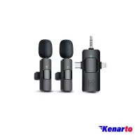 میکروفن یقه ای بی سیم ترانیو مدل MC21 DUAL Type-C / Lightening / Aux