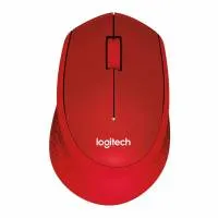 موس بی سیم لاجیتک M330 Silent Plus Red