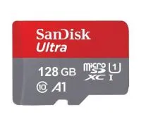 کارت حافظه microSDXC سن دیسک مدل Ultra A1 کلاس 10 استاندارد UHS-I سرعت 120MBps ظرفیت 128 گیگابایت
