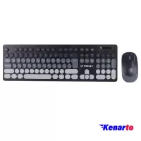 کیبورد و ماوس بی سیم ایکس پی پروادکت مدل XP-W5500 با حروف فارسی