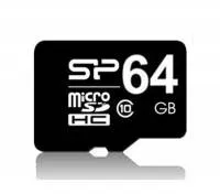 کارت حافظه microSDXC سیلیکون پاور کلاس 10 استاندارد UHS-I U1 سرعت85MBps ظرفیت 64 گیگابایت