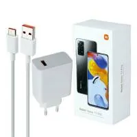 شارژر دیواری شیائومی مدلRedmi Note 11 Pro PD 67W با کابل Type-c و جعبه گوشی
