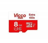 کارت حافظه microSDHC ویکومن مدل Extra 433X کلاس 10 استاندارد UHS-I سرعت 65MBps ظرفیت 8 گیگابایت