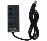 هاب 4 پورت USB 2.0 پی نت مدل P-226