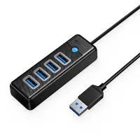هاب 4 پورت USB3 اوریکو مدل  PW4U-U3-015-BK-EP USB3