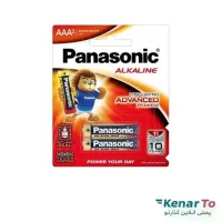 باتری نیم قلمی آلکالاین پاناسونیک مدل Advance Power 1.5V بسته 2 عددی