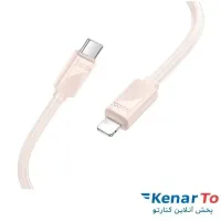 کابل تبدیل Type-C به لایتنینگ هوکو مدل X114 طول 1 متر