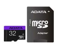 کارت حافظه‌ microSDHC ای دیتا مدل Premier کلاس 10 استاندارد UHS-I U1 سرعت 80MBps ظرفیت 32 گیگابایت
