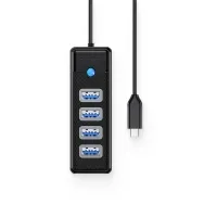 هاب 4 پورت usb-c اوریکو مدل PW4U-C3-015-BK-EP USB3