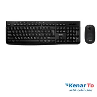 کیبورد و ماوس بی سیم تسکو مدل TKM 7027W