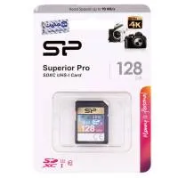 کارت حافظه SDHC سیلیکون پاور مدل Superior Pro کلاس 10 استاندارد UHS-I U3 سرعت 90MBps ظرفیت 128 گیگابایت