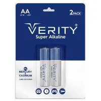 باتری قلمی وریتی مدل Super Alkaline بسته 2 عددی باتری قلمی وریتی مدل Super Alkaline بسته 2 عددی