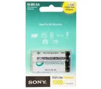 باتری قلمی قابل شارژ سونی مدل NH-AA-B2KN 2700 بسته 2 عددی