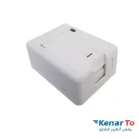 کیستون باکس دیتک مدل Cat6 تک پورت