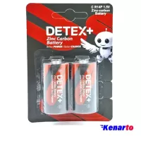 باتری متوسط C دیتکس پلاس مدل R14P بسته 2 عددی