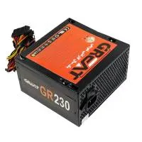 منبع تغذیه کامپیوتر گریت مدل GR230 230W فن بزرگ