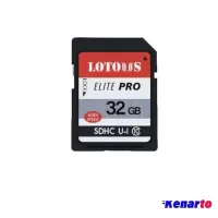 کارت حافظه SDXC لوتوس مدل Elite PRO UHS-I کلاس 10 استاندارد UHS-I U1 سرعت 90MBs ظرفیت 32 گیگابایت