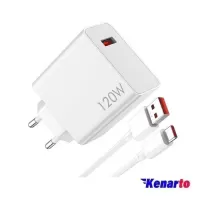 شارژر دیواری شیائومی مدل 120W با کابل Type-c