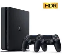 کنسول بازی سونی مدل Playstation 4 Slim کد Region 2 CUH-2216B ظرفیت یک ترابایت به همراه دو گیم پد