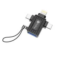 مبدل  USB به Lightning+Type-C+Micro پرووان مدل PCO10
