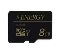 کارت حافظه‌ microSDHC ایکس-انرژی کلاس 10 استاندارد U1 سرعت 80MBps ظرفیت 8 گیگابایت