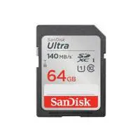 کارت حافظه SDXC سن دیسک مدل Ultra UHS-I کلاس 10 استاندارد UHS-I U1 سرعت 140MBs ظرفیت 64 گیگابایت