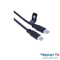 کابل تبدیل Type-C PD به Type-C پرووان مدل PCC147 طول 25 سانتی متر
