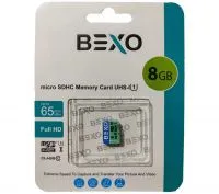 کارت حافظه MicroSDHC بکسو UHS-I U1 سرعت 65MBps ظرفیت 8 گیگابایت