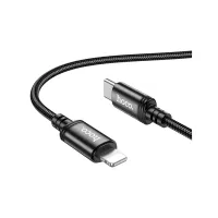 کابل تبدیل Type-C به لایتنینگ هوکو مدل X89 طول 1 متر