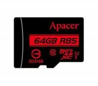 کارت حافظه microSDXC اپیسر کلاس 10 استاندارد UHS-I U1 سرعت 85MBps ظرفیت 64 گیگابایت
