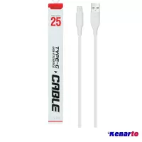 کابل تبدیل USB به Type-C ترانیو مدل T-S18C طول 25 سانتی متر