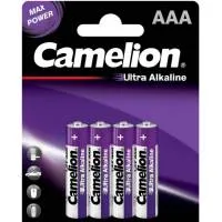 باتری نیم قلمی کملیون مدل Ultra Alkaline بسته 4 عددی