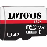 کارت حافظه microSDXC لوتوس مدل 667X A2 کلاس 10 استاندارد UHS-I U3 ظرفیت 64 گیگابایت