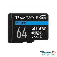 کارت حافظه microSDXC تیم گروپ مدل ELITE A1 V30 4K کلاس 10 استاندارد UHS-I U3 ظرفیت 64 گیگابایت