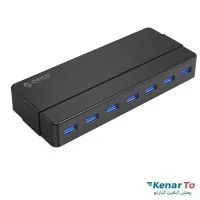 هاب 7 پورت USB3.0 اوریکو مدل H7928-U3 با آداپتور