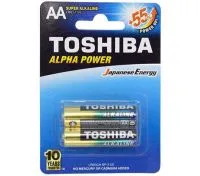 باتری قلمی آلکالاین توشیبا مدل Alpha Power بسته 2 عددی
