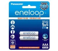 باتری نیم قلمی قابل شارژ پاناسونیک مدل eneloop بسته 2 عددی