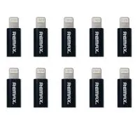 مبدل micro USB به لایتنینگ ریمکس بسته 10 عددی