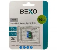 کارت حافظه MicroSDHC بکسو UHS-I U1 سرعت 65MBps ظرفیت 16 گیگابایت