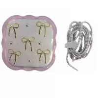 پک محافظ شارژر شفاف 20W طرح پاپیون