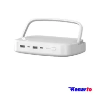 شارژر همراه ترانیو مدل F15 ظرفیت 10000 میلی‌آمپر ساعت به همراه چراغ اضطراری