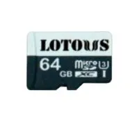 کارت حافظه MicroSDXC لوتوس استاندارد UHS-I U3 600X سرعت 90MBps ظرفیت 64 گیگابایت