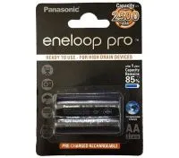 باتری قلمی قابل شارژ پاناسونیک مدل Eneloop Pro 2500 بسته 2 عددی